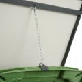 Łańcuszek do klapy pojemnika w zabudowie koszy na śmieci metal Premium