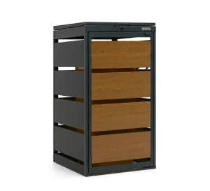 Zabudowa koszy na śmieci metal Premium Kolor 120l-1