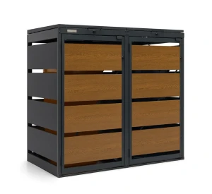 Zabudowa koszy na śmieci metal Premium Kolor 120l-2