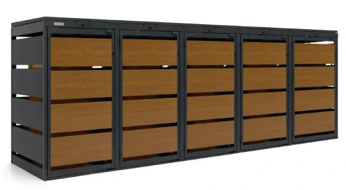 Zabudowa koszy na śmieci metal Premium Kolor 120l-5