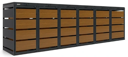 Zabudowa koszy na śmieci metal Premium Kolor 120l-6