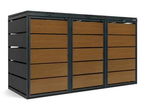 Zabudowa koszy na śmieci metal Premium Kolor 240l-3