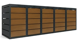 Zabudowa koszy na śmieci metal Premium Kolor 240l-5