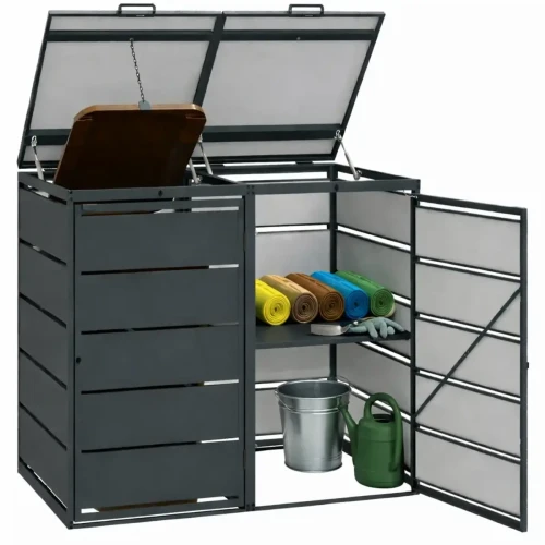 Półka do zabudowy koszy na śmieci 120l