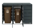Zabudowa na 3 kosze 120l i 240l metal Premium Combo Ezabudowy