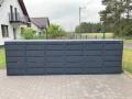 Zewnętrzna wiata śmietnikowa metal Premium na 6 koszy 240l