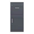 Metalowy prywatny paczkomat Optima w kolorze RAL 7016