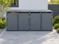 Zabudowa koszy 120l na 4 pojemniki Optima