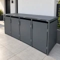 Zabudowy koszy 240l Optima w kolorze antracyt RAL 7016 Ezabudowy