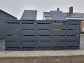 Tył zabudowy koszy metal Premium 120l-5