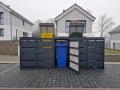 Obudowa koszy na śmieci 120l metal Premium antracyt RAL 7016