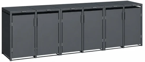 Zabudowa koszy na śmieci Optima 120l-6