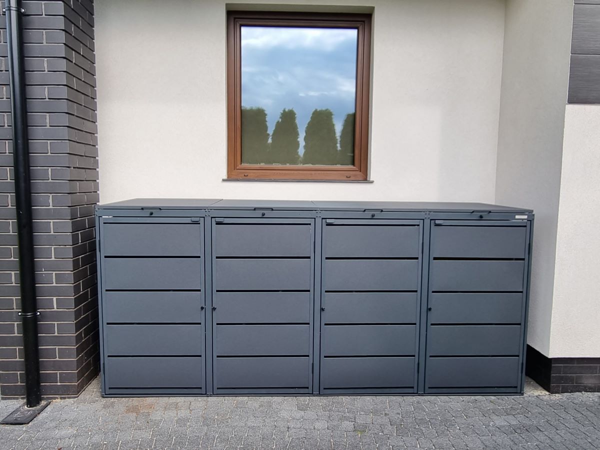 Zabudowa koszy zamknięta