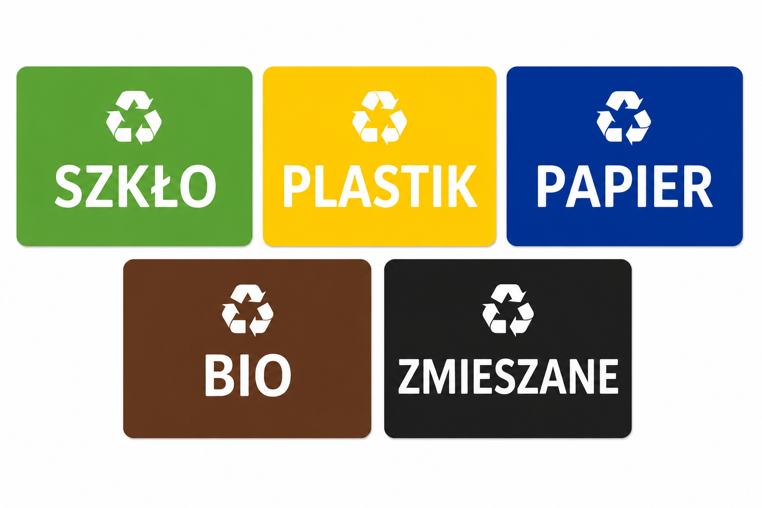 Jak oznaczyć kosze na śmieci?